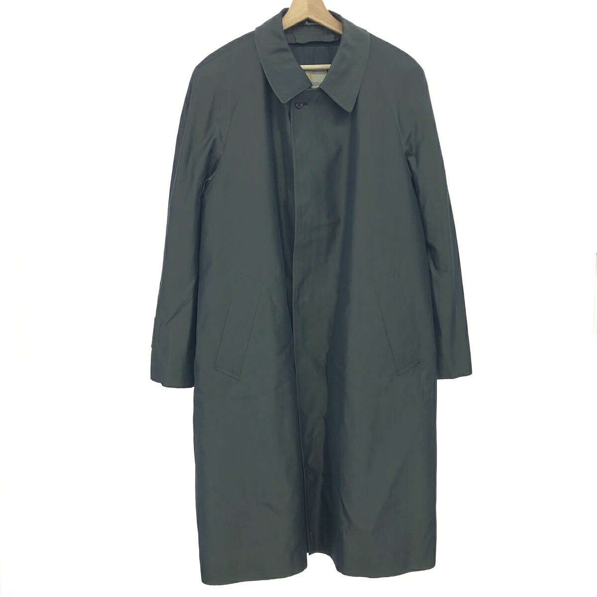 Aquascutum アクアスキュータム バルマカーンコート  大きさ:38     薄墨色 メンズ【中古】