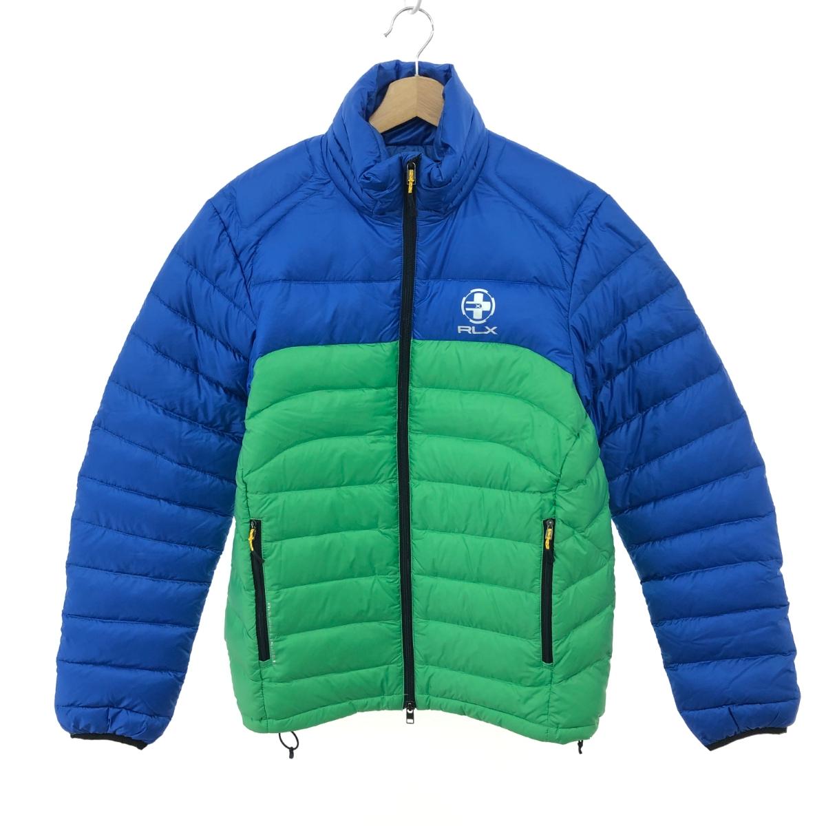 RLX Ralph Lauren アールエルエックスラルフローレン ダウンジャケット サイズ:M ブルー/グリーン メンズ【中古】｜リサイクル ティファナ