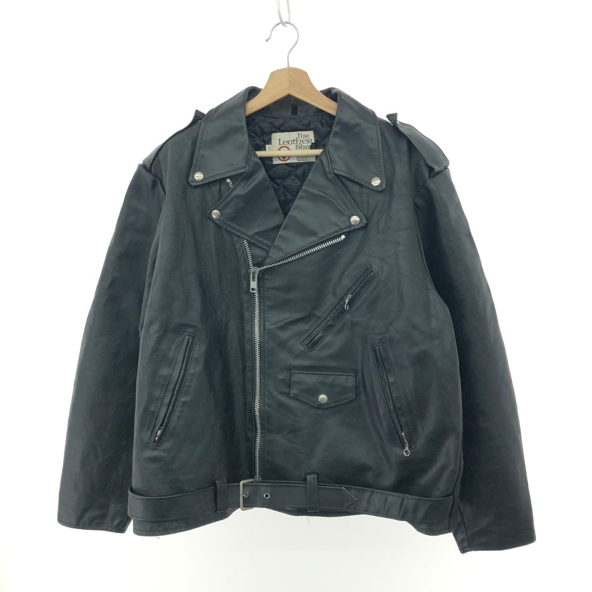 Sears シアーズ レザージャケット  サイズ:52 ライダースジャケット    ブラック メンズ【中古】