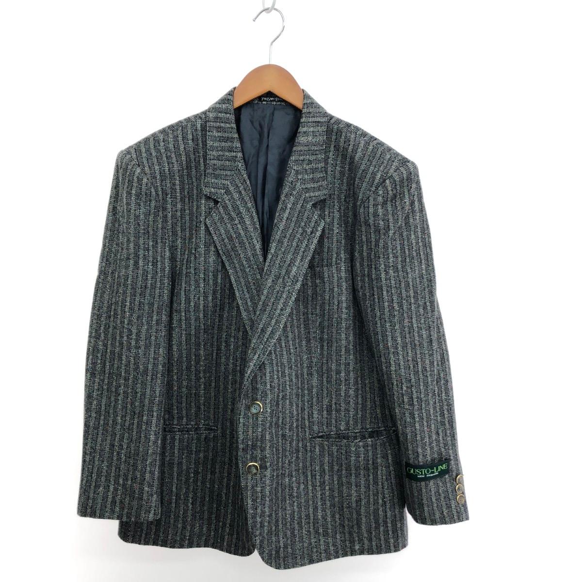 Yves Saint Laurent rive gauche イブサンローランリブゴーシュ 2B上衣 未当て嵌める品 大きさ:40B 派手ネップ    薄墨色 メンズ【中古】