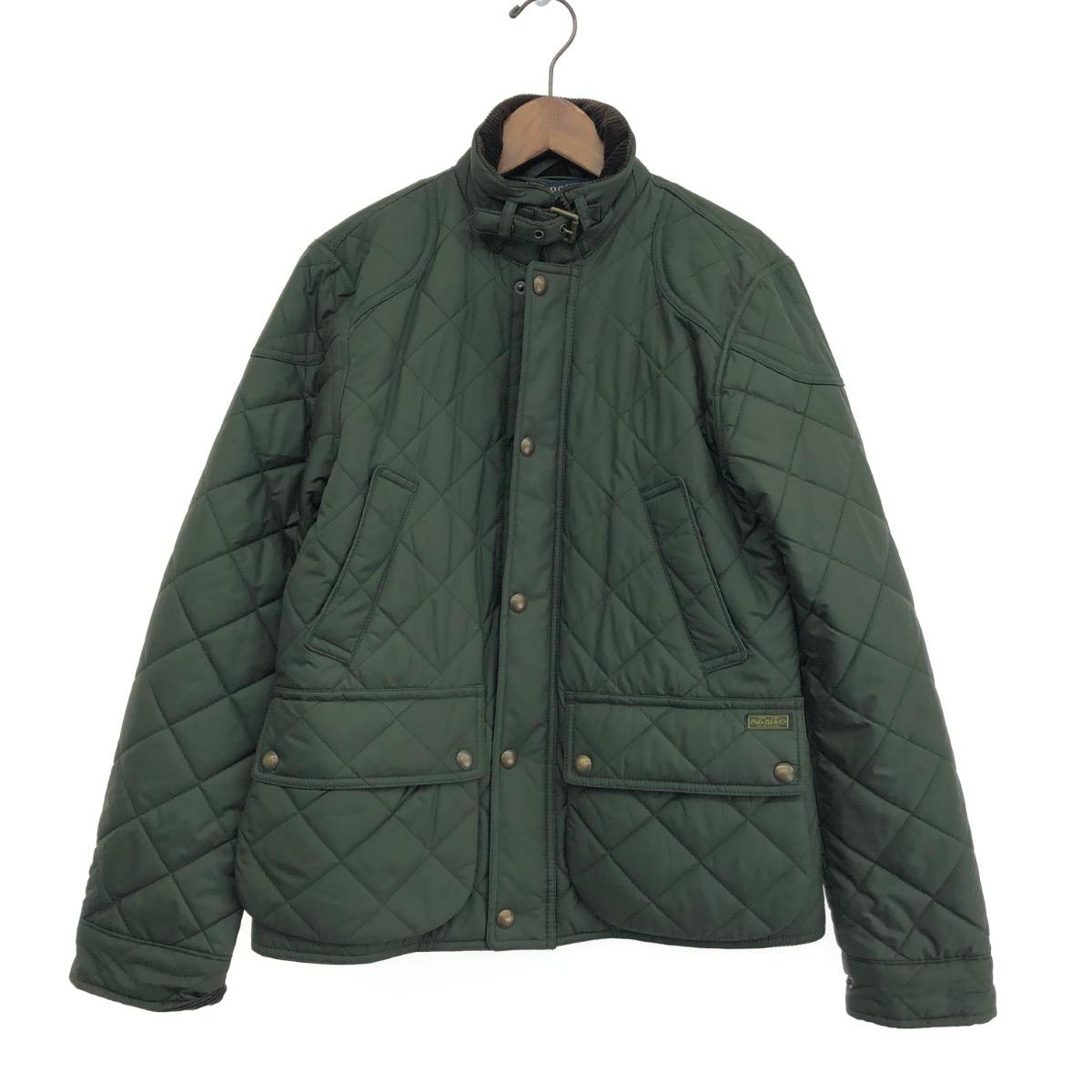 POLO RALPH LAUREN ポロラルフローレン スタンドカラーキルティングジャケット 未当てはめる品 大きさ:S     緑であること メンズ【中古】