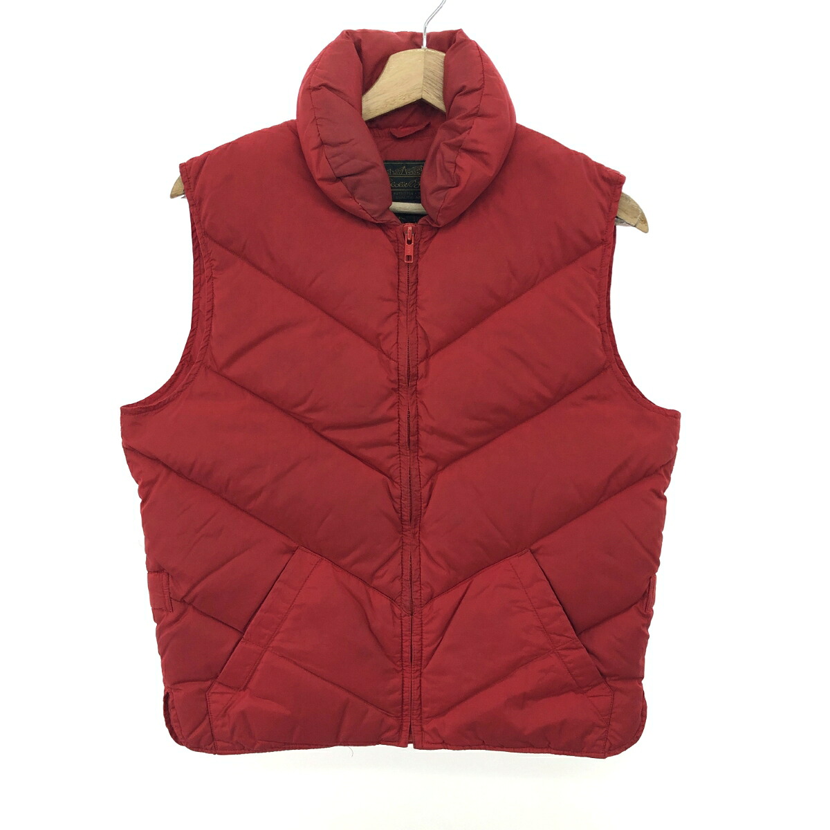 EDDIE BAUER エディーバウアー ダウンベスト サイズ:S 金タグ/80~90s レッド メンズ【中古】|リサイクル ティファナ