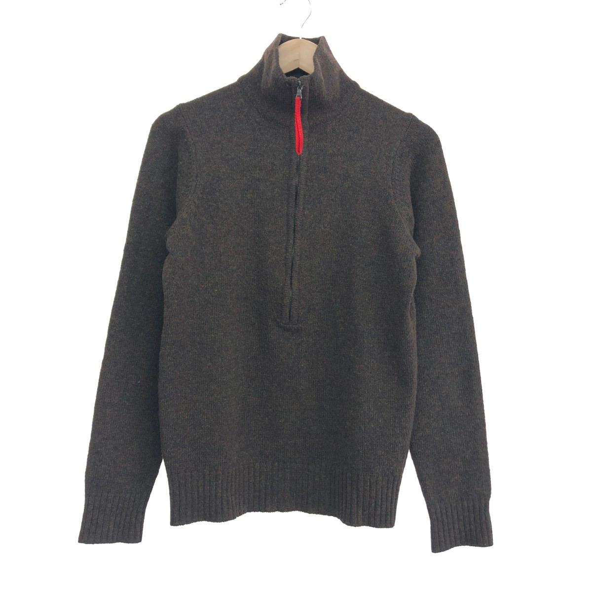PRADA SPORTS プラダスポーツ ハーフジップセーター  大きさ:48 アーカイブ    赤銅色 メンズ【中古】