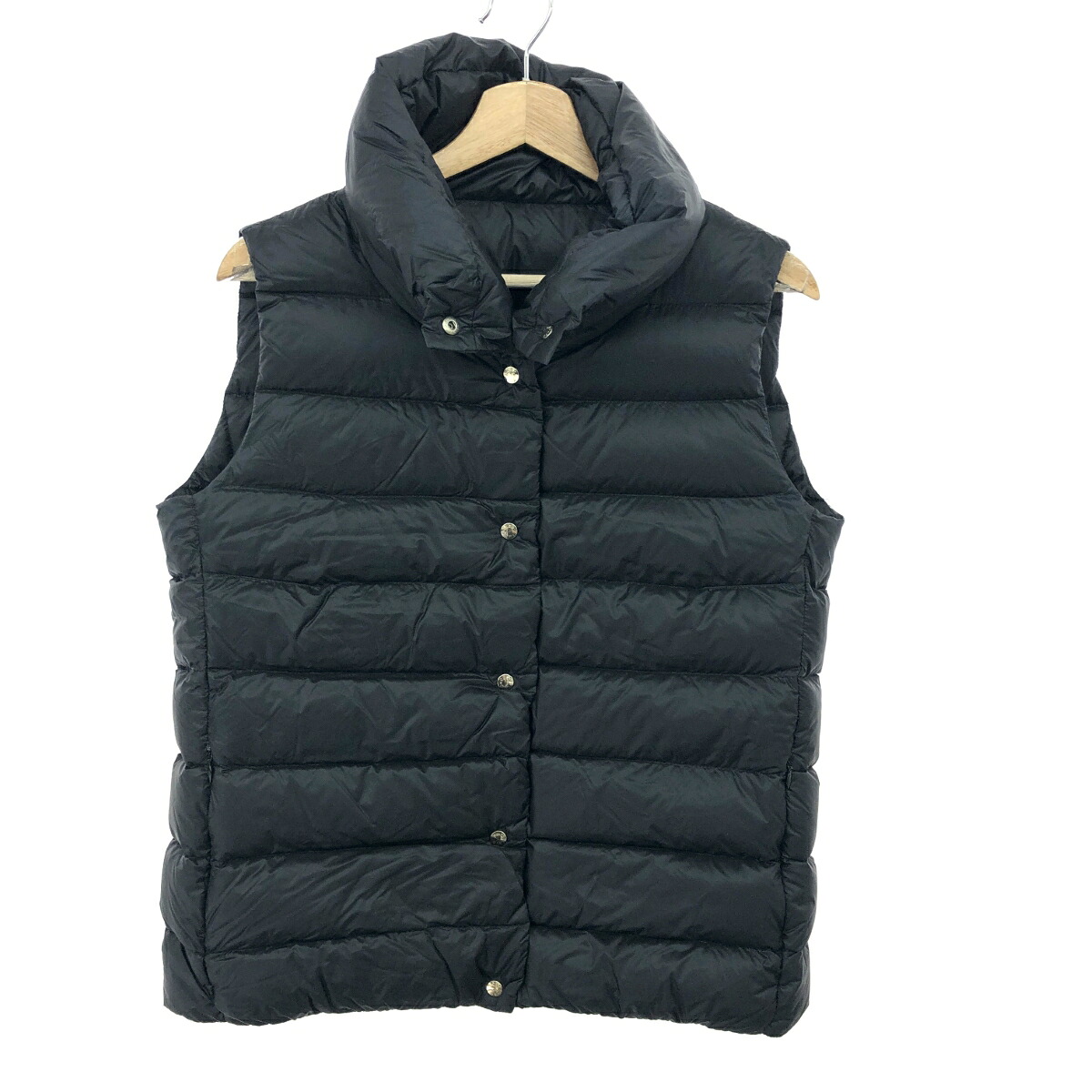 MONCLER モンク軌跡 落ち込む限りない/PORTES 好ましい 大きさ:2     黒いこと レディース【中古】