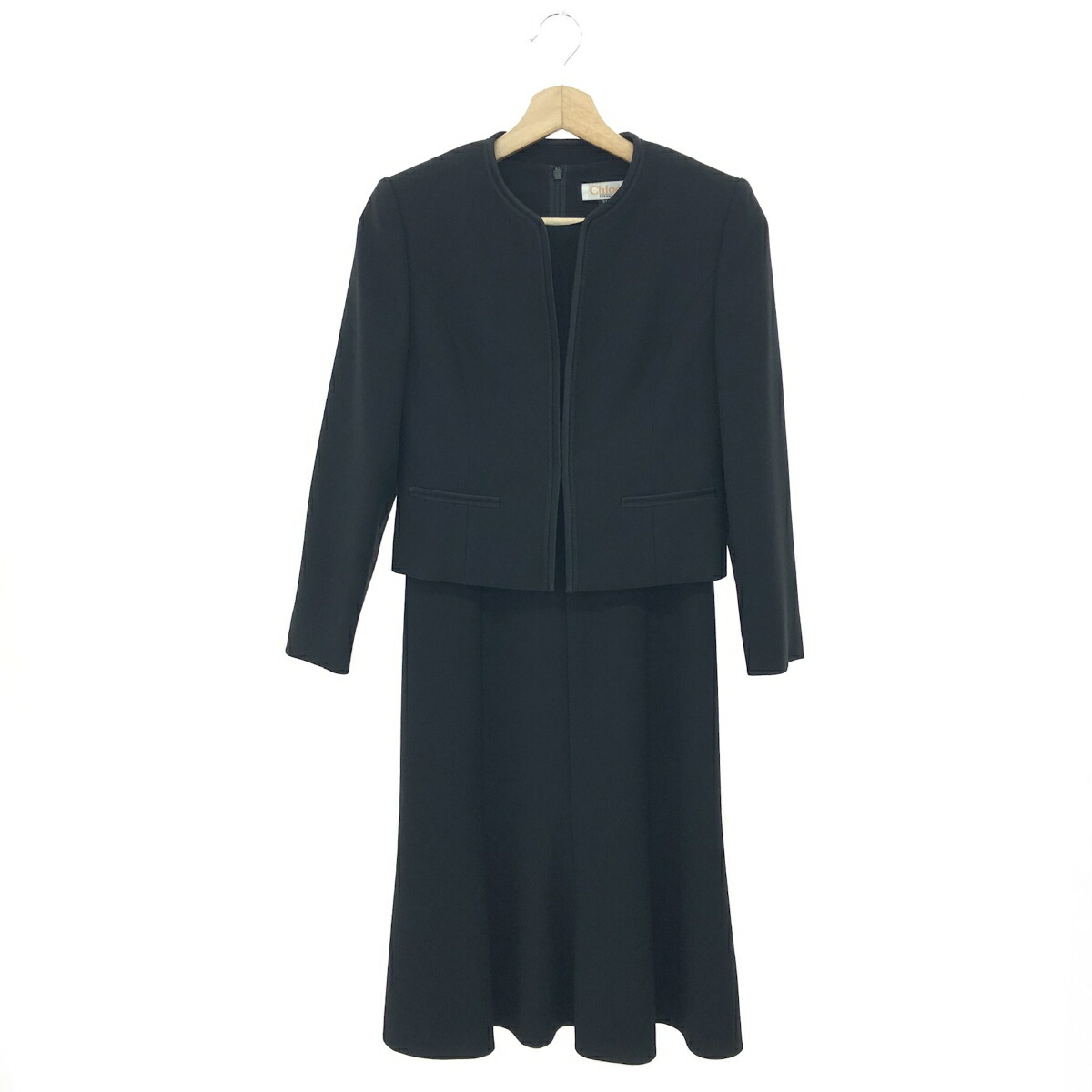 Chloe クロエ セットアップ 好ましい 大きさ:5AP 上衣×衣装/ブラックフォーマル    黒いこと レディース【中古】
