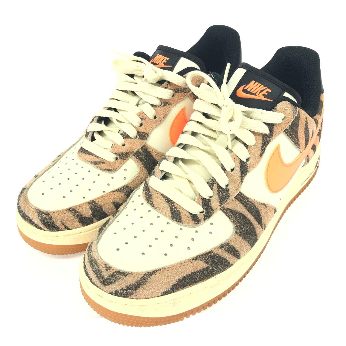 NIKE ナイキ 空軍1 07  26.0 毛の荒物柄 DJ6192-100   マルチ色つや メンズ【中古】