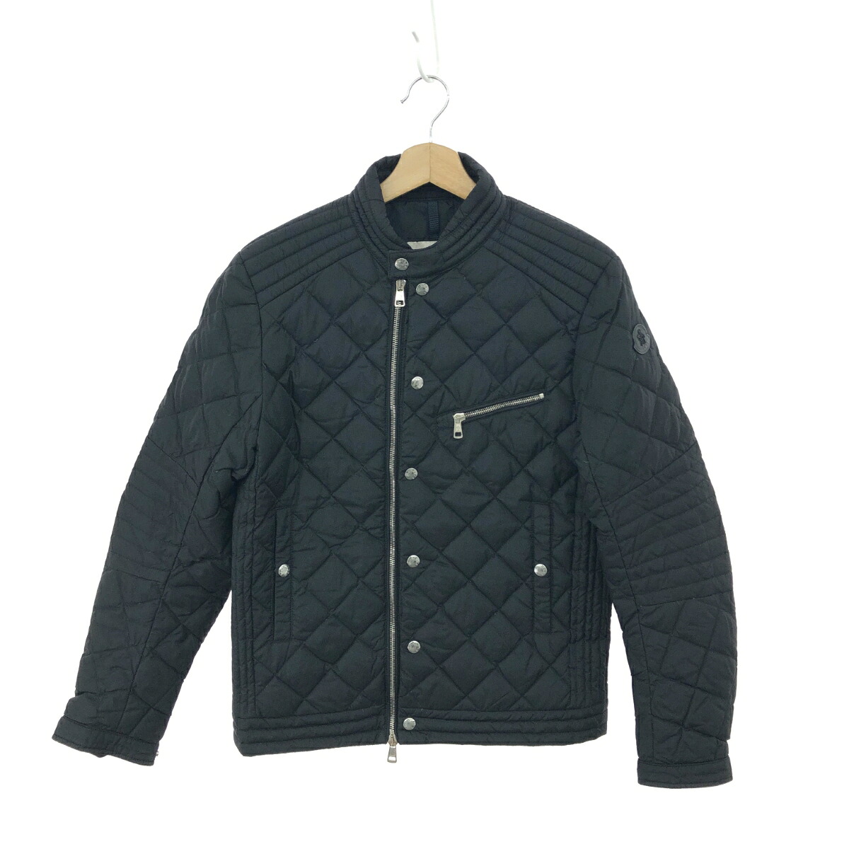 MONCLER モンク線路 キルティングダウンジャケット  大きさ:1 FRED    黒いこと メンズ【中古】