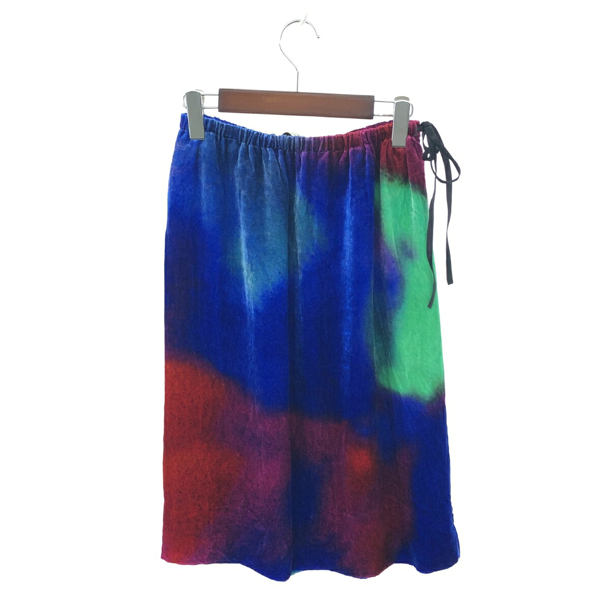 DRIES VAN NOTEN ドリスヴァンノッテン スコート 好ましい 大きさ:34 グラデーション/天鵞絨/マルチ色つや    マルチ色つや レディース【中古】