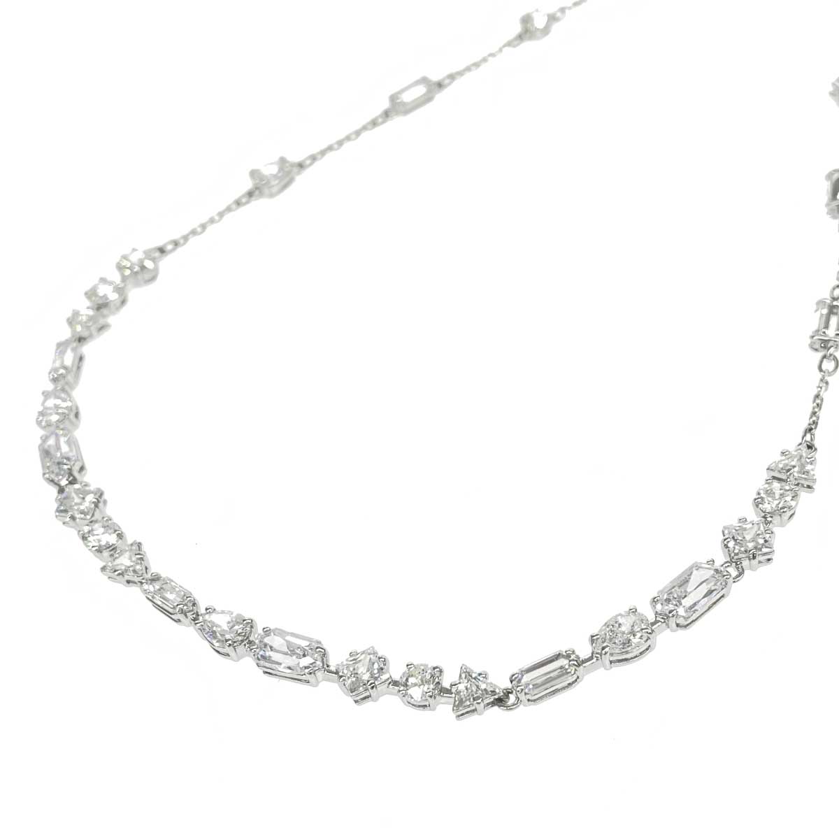 SWAROVSKI スワロフスキー 首飾り/Mesmera 思わしい   5676989   しろがね色色つや レディース【中古】