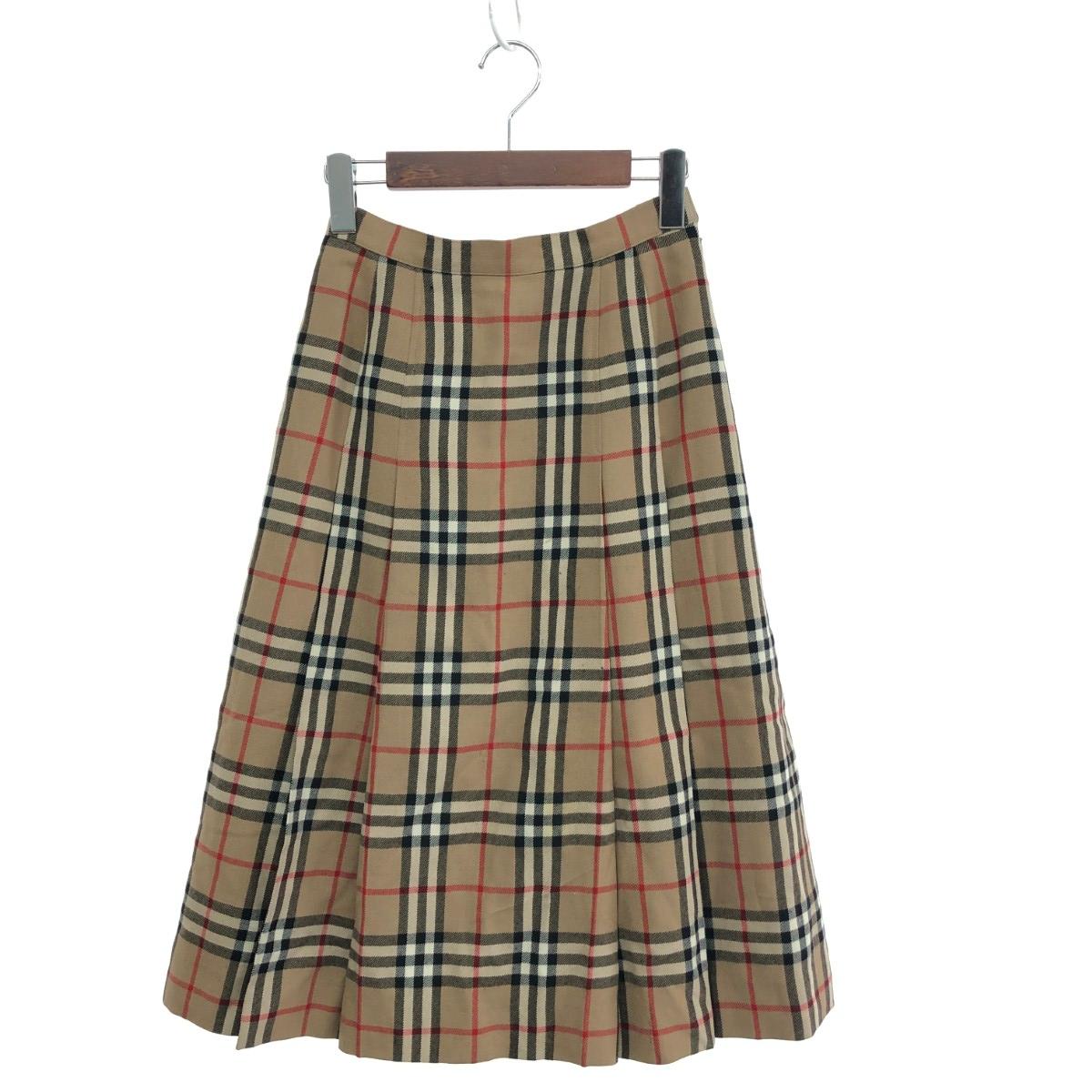 Burberry\u0027s バーバリーズ スコート  大きさ:7 Vintage/ノバチェック    ベージュ レディース【中古】