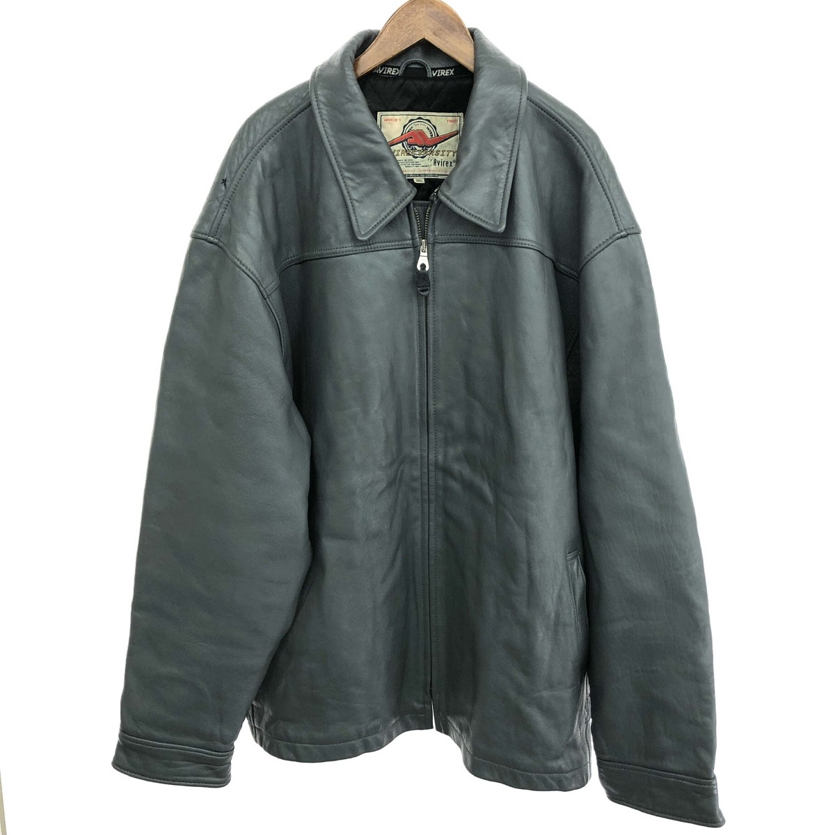 AVIREX アヴィレックス 上衣  大きさ:3XL  611199/ヴィンテージ品   薄墨色 メンズ【中古】