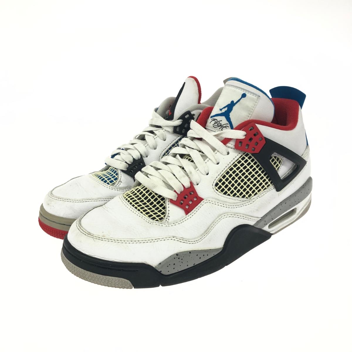 NIKE ナイキ スニーカー 表記サイズ:28.5 エアジョーダン4レトロSE/ワットザ4 CL1184-146 ホワイト メンズ【中古】｜リサイクル ティファナ 11,242円