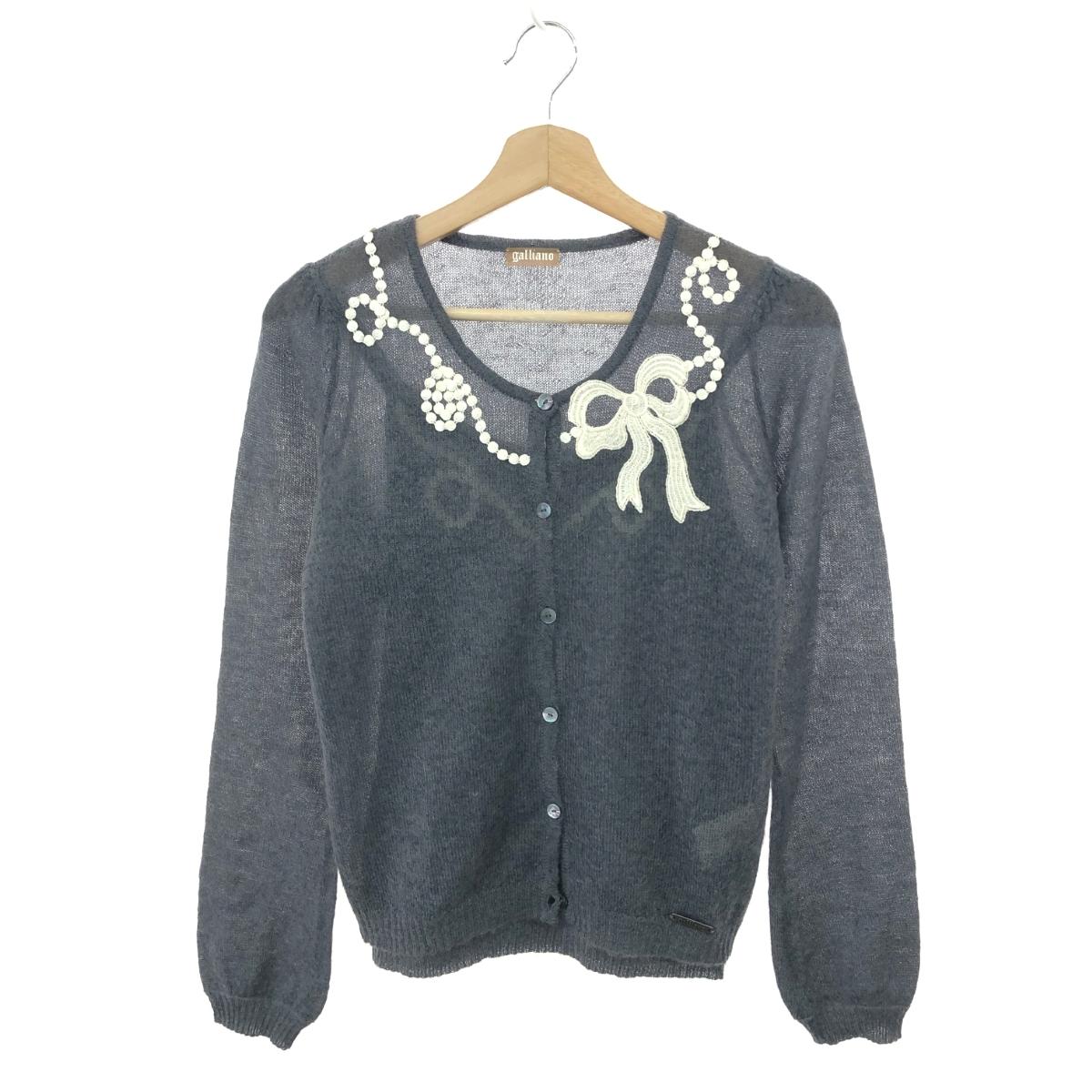 John Galliano ジョンガリアーノ アンサンブル サイズ:XS カーディガン×キャミソール/モヘア混 グレー レディース【中古】|リサイクル ティファナ