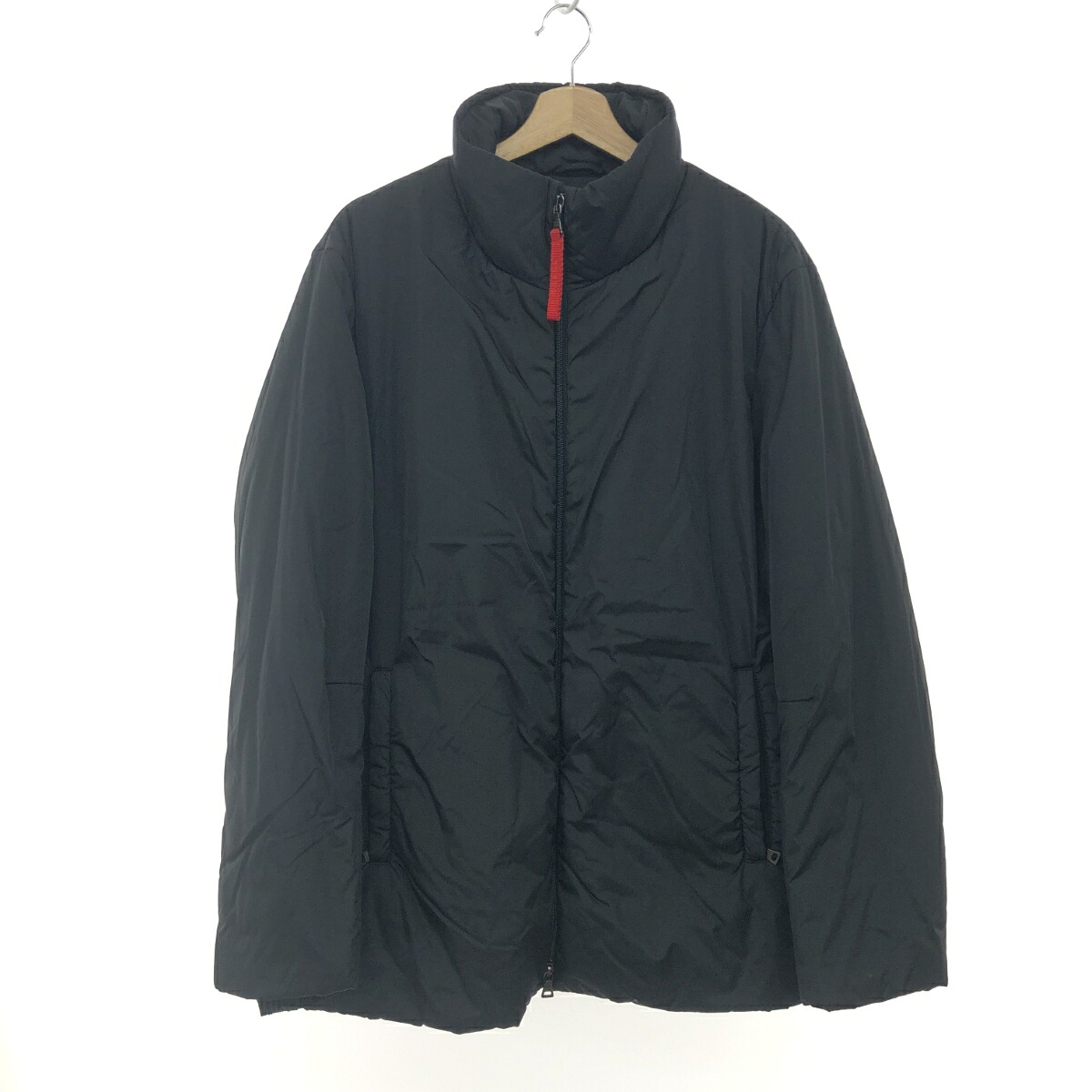 PRADA SPORTS プラダスポーツ ナイロンジャケット 良好 サイズ:48 中綿ポリエステル ブラック メンズ【中古】|リサイクル ティファナ