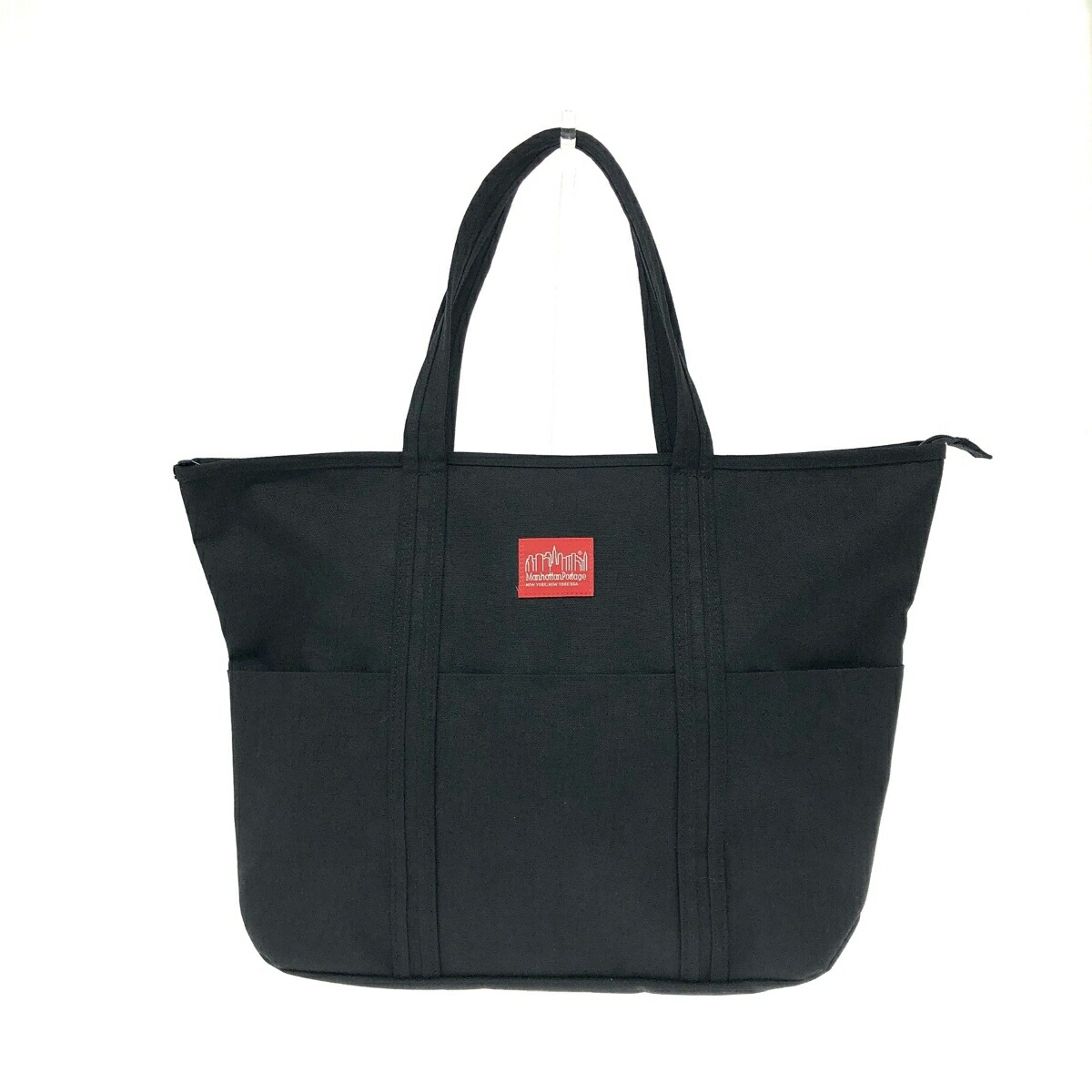manhattan Portage マンハッタンポーテージ トートバッグ 美品 キャンバス ブラック ユニセックス【中古】｜リサイクル ティファナ