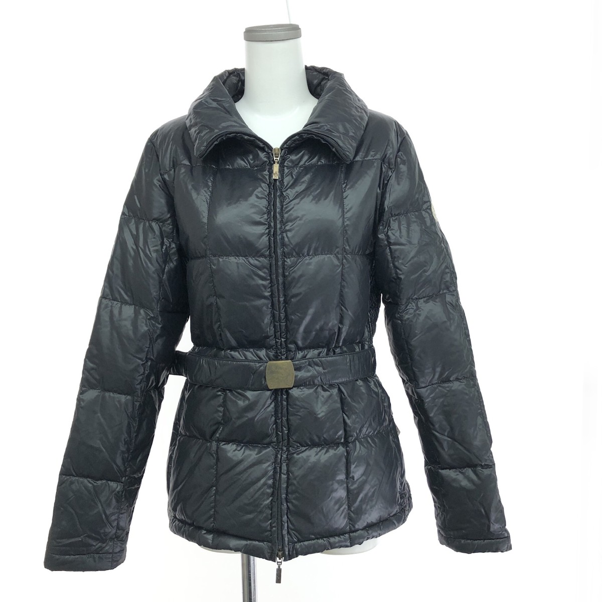 MONCLER モンク線路 落ちこむ上衣  大きさ:3  46398-55-68950   黒いこと レディース【中古】