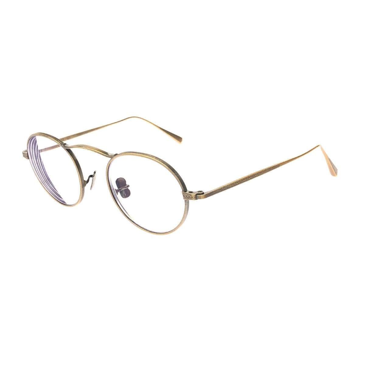 EYEVAN アイヴァン 度入り口・入口眼鏡/サファリ 思わしい  金属元素ひな形    アンティークゴールド レディース【中古】