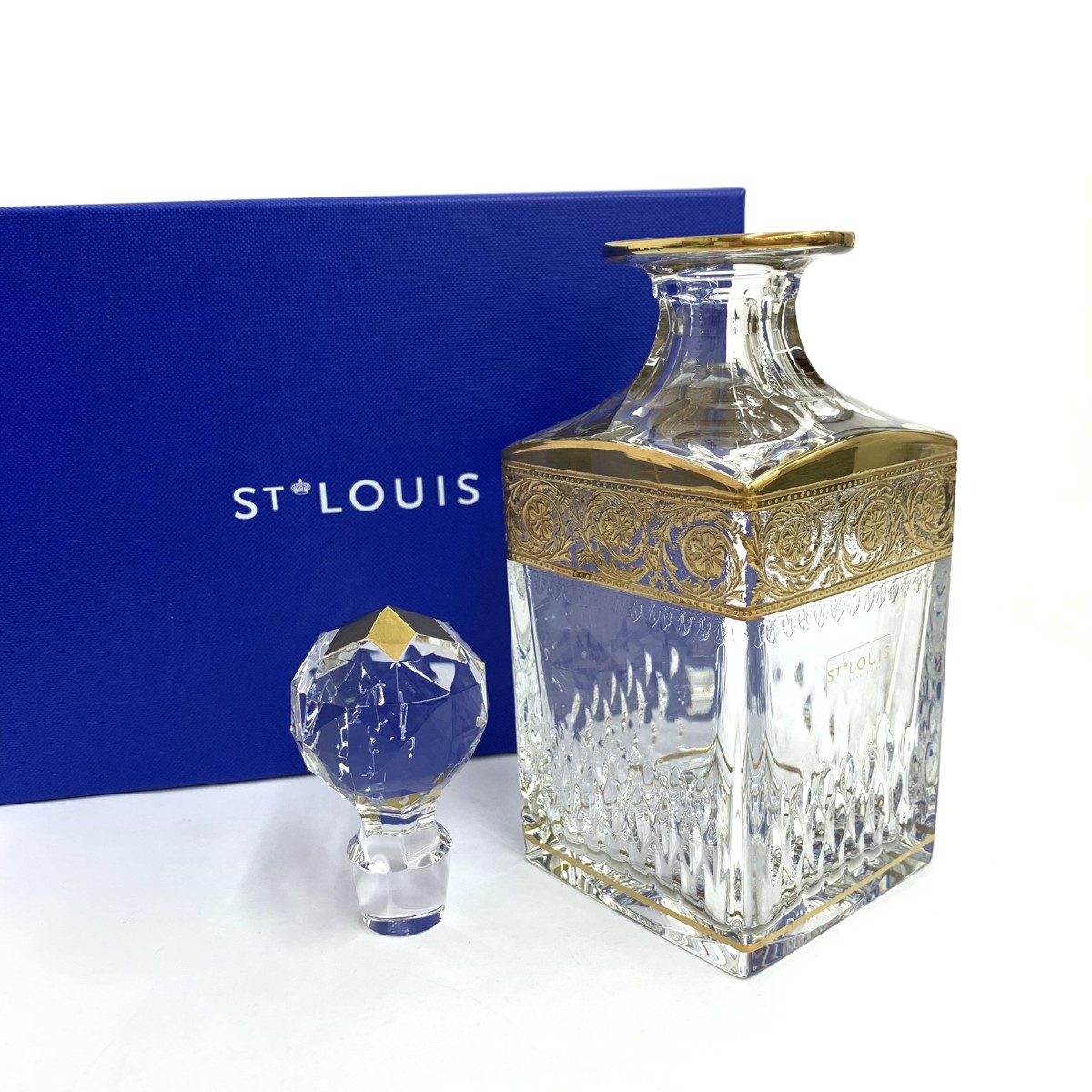 SAINT-LOUIS サンルイ ティスル/金彩ゴールド 未当て嵌める品      ゴールド色つや/せつ然たる 【中古】