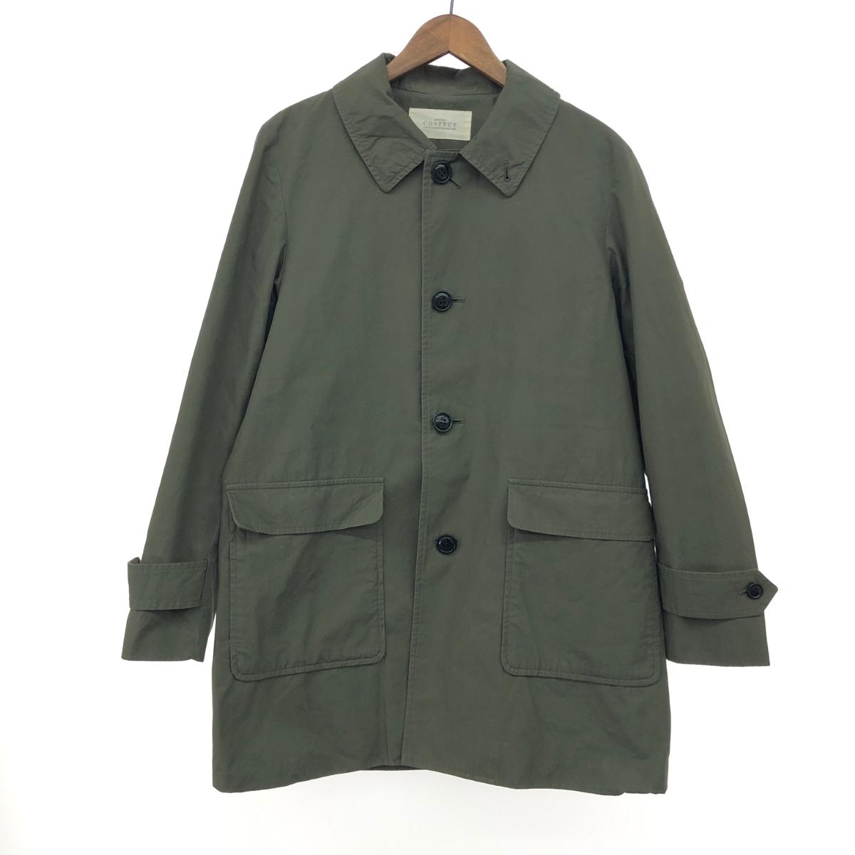 nest Robe CONFECT ネストローブコンフェクト 真っただ中厚地の外套  大きさ:3 日本製/綿織物/開けっ広げ色つや    カーキ メンズ【中古】