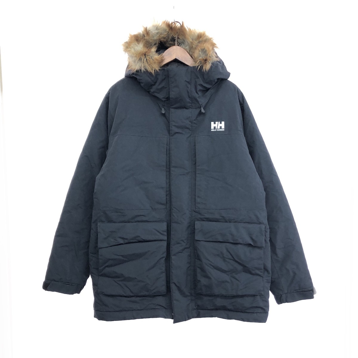 HELLY HANSEN ヘリーハンセン 落ち込む上衣/Mager Insulation Jack 好ましい 大きさ:XL  HO12081   黒いこと メンズ【中古】