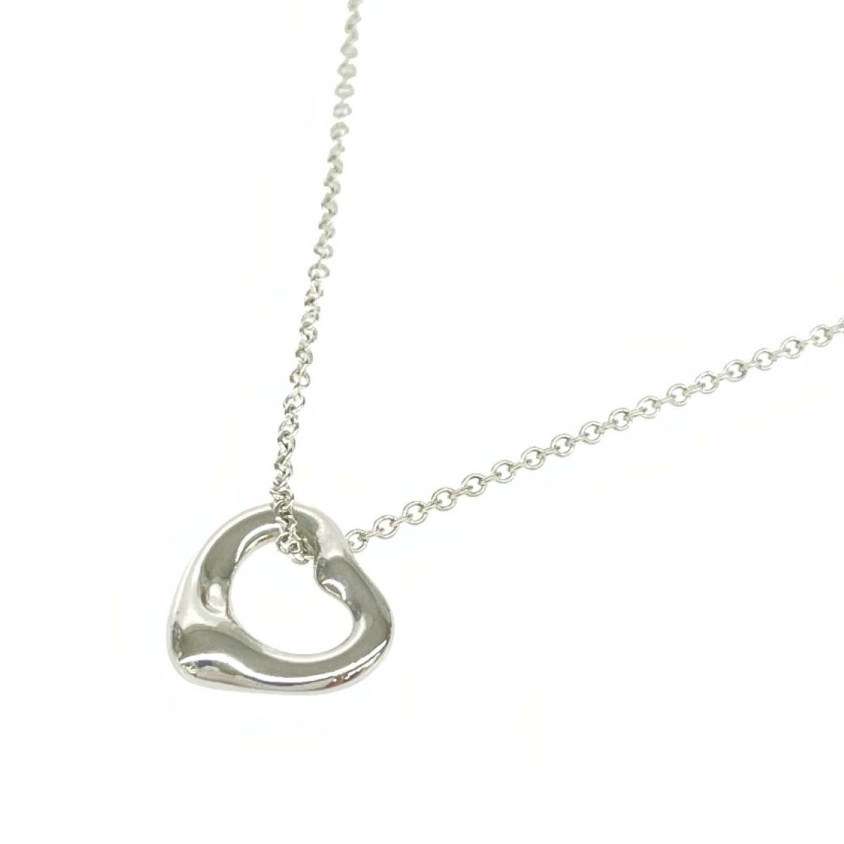 TIFFANY&Co. ティファニー SVネックレス 良好 オープンハート/ミニ/925/ シルバーカラー レディース【中古】｜リサイクル ティファナ
