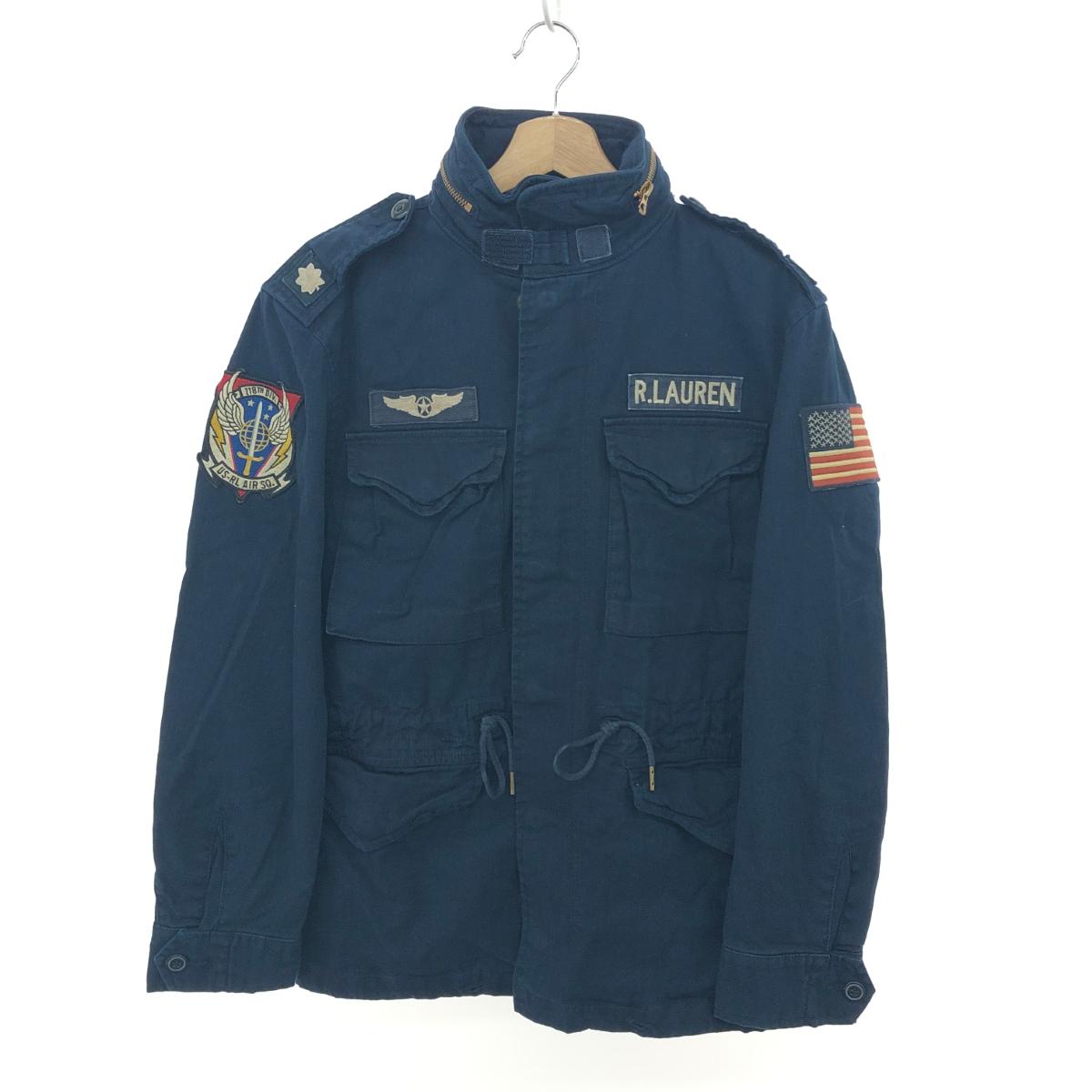 POLO RALPH LAUREN ポロラルフローレン 活動の領域上衣  大きさ:XS 星条旗/紋章/ボンネット/付け届け下げ札    米国海軍 メンズ【中古】