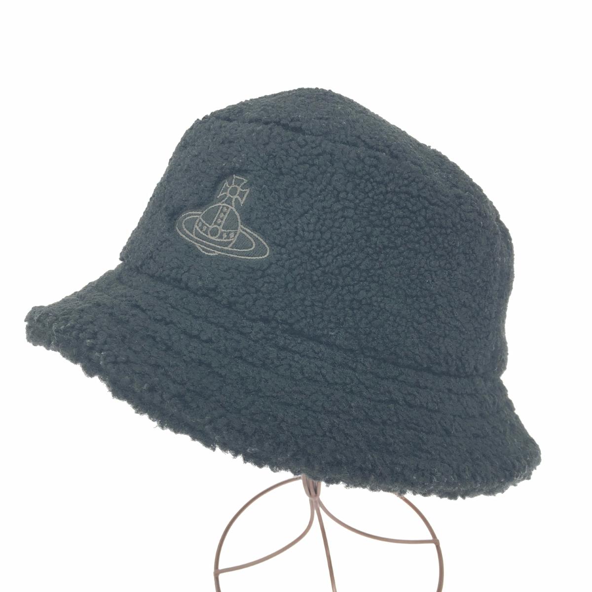 Vivienne Westwood MAN ヴィヴィアンウエストウッドマン バケットハット F オーブ刺・墸/ボア ブラック メンズ【中古】|リサイクル ティファナ