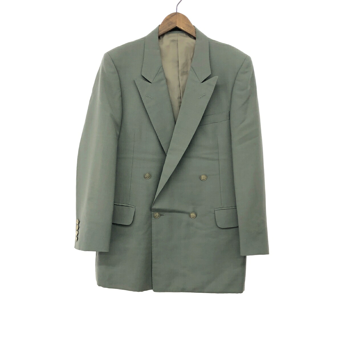 Burberry's バーバリーズ ジャケット ジャンク品 サイズ:96-86-170AB5 ダブル ヴィンテージ グレー メンズ【中古】｜リサイクル ティファナ