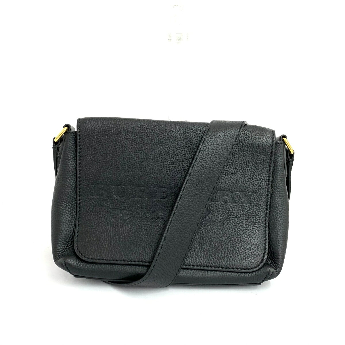 BURBERRY LONDON バーバリーロンドン ショルダーバッグ レザー ブラック ユニセックス【中古】｜リサイクル ティファナ