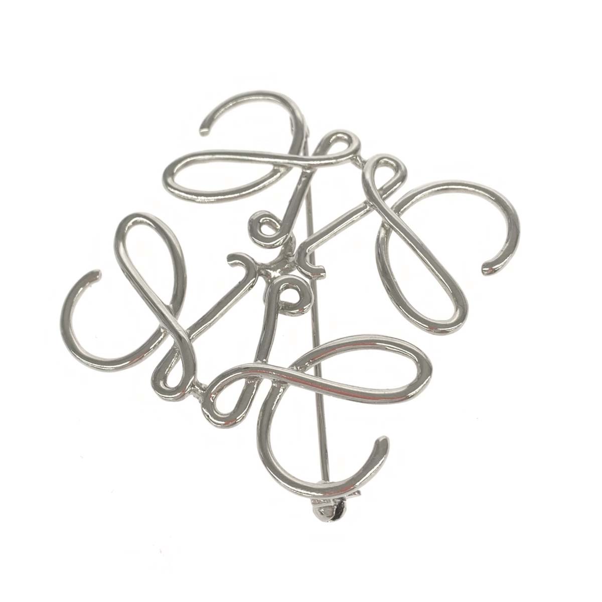 LOEWE ロエベ ブローチ 良好 アナグラム シルバーカラー レディース【中古】｜リサイクル ティファナ
