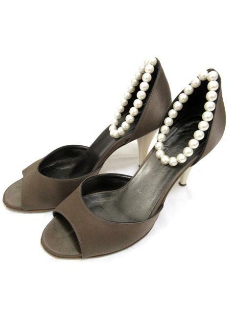 楽天市場】【CHANEL】シャネル チェーンデザイン・ミュール ツイード