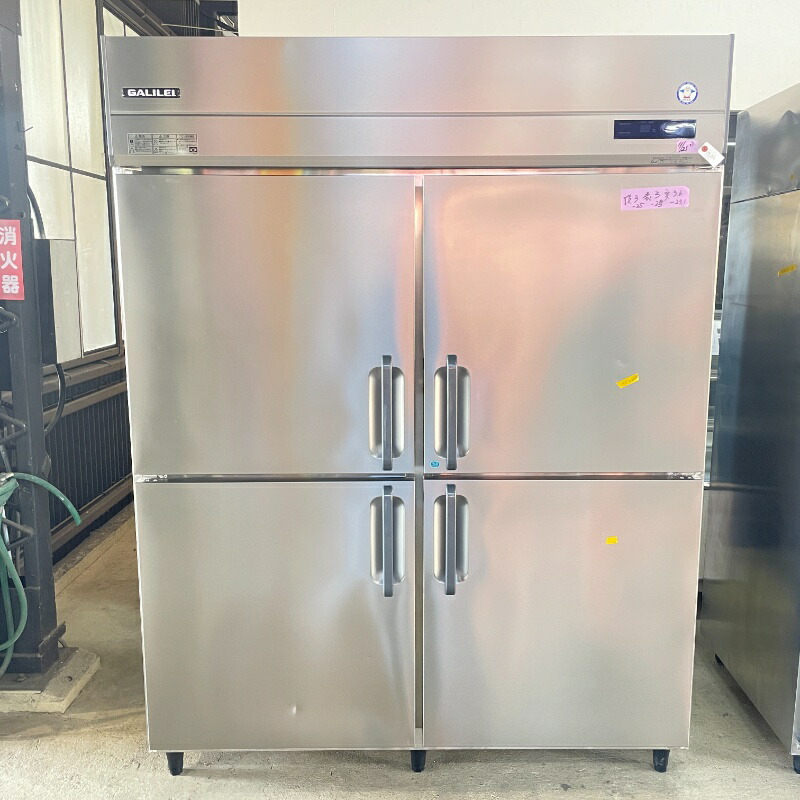 貨物輸送別途要積もり書き【中古】 フクシマ 御勤め用氷る電気冷蔵庫 GRN-151PM 2020年製 単相100V 幅1490×奥ふかさ650×高1950粍 (No.a080) 御勤め用 勝手もと備品