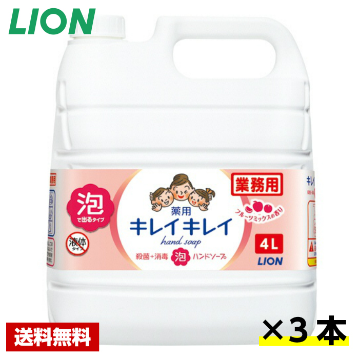 ハンドソー キレイキレイ 薬用泡ハンドソープ フルーツミックスの香り 450mL (詰め替え用 大型サイズ) 3個セット みんなのお薬プレミアム -  通販 - PayPayモール アリルアン - shineray.com.br