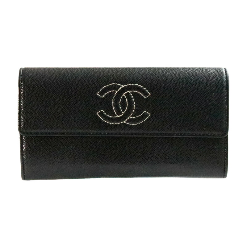 【美品】シャネル ボイシャネル 長財布 CHANEL シャネル 長財布 フラップウォレット ボーイシャネル