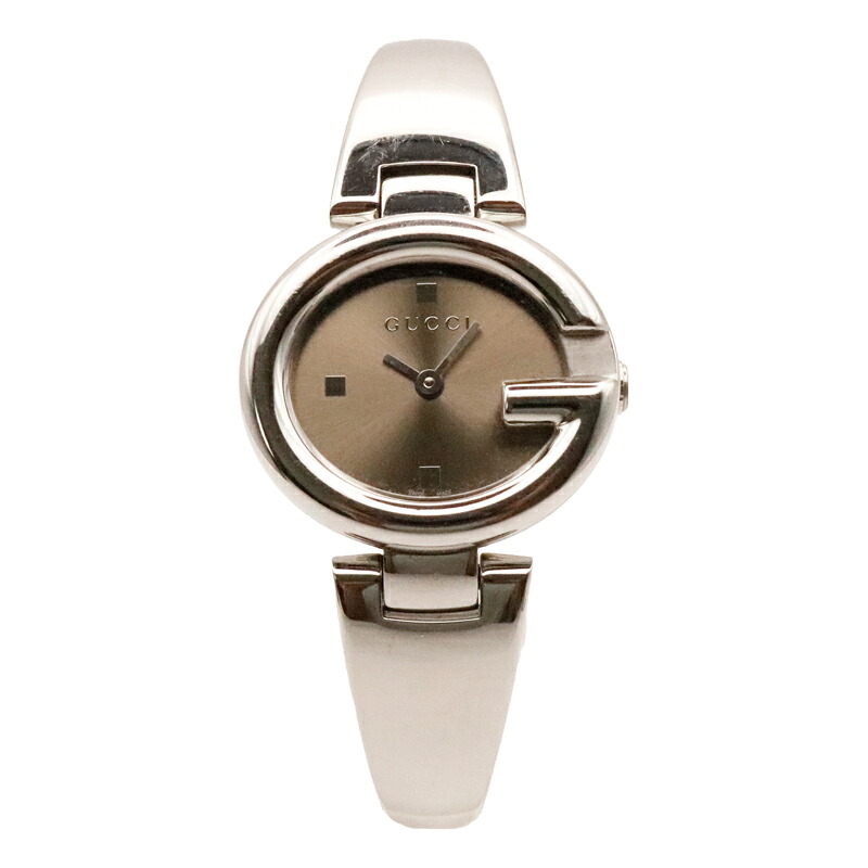 【中古】グッチ GUCCI グッチシマ YA134503 クォーツ レディース腕時計 スイス製 箱・説明書・コマ付き 時計