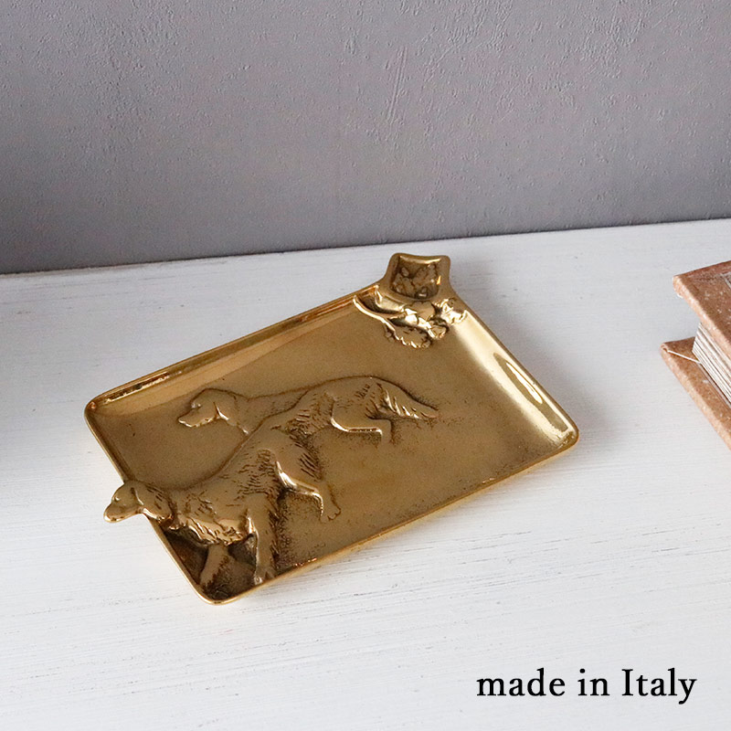 灰皿　スタンド イタリア製　真鍮 brass-ins-s102-10.jpg