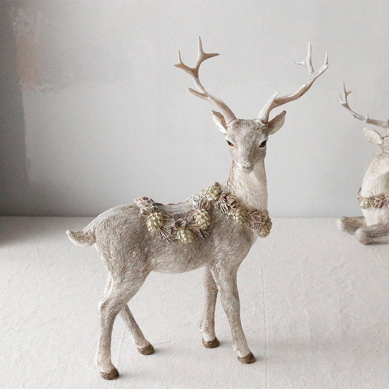 トナカイ サンタ・トナカイ【10011】 | ステンドグラス工房アトリエパレス