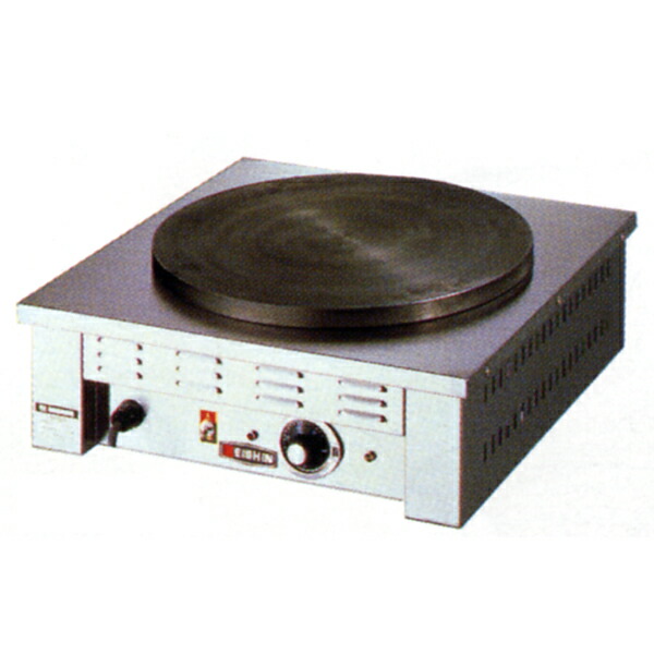 楽天市場】エイシン電機 電気クレープ焼器 EC-2000 単相200V