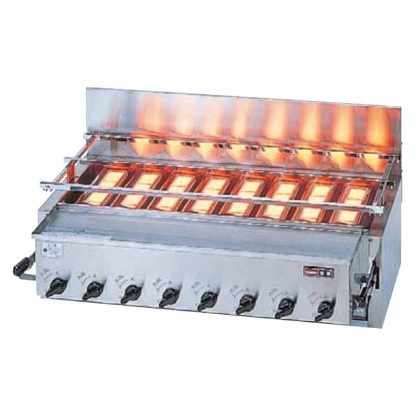 楽天市場】【新品】ガス赤外線グリラー (焼物器)新荒磯6号 幅780×奥行