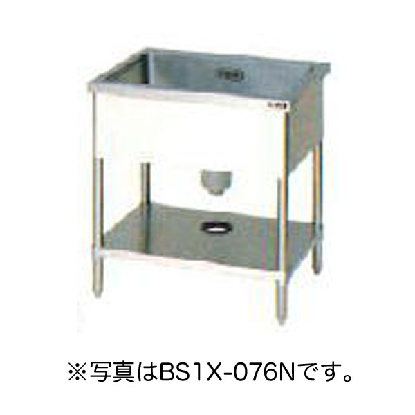 【新品】一槽シンク ブリームシリーズ (バックガードなし) 幅900×奥行600×高さ800(mm) BS1X-096N マルゼン