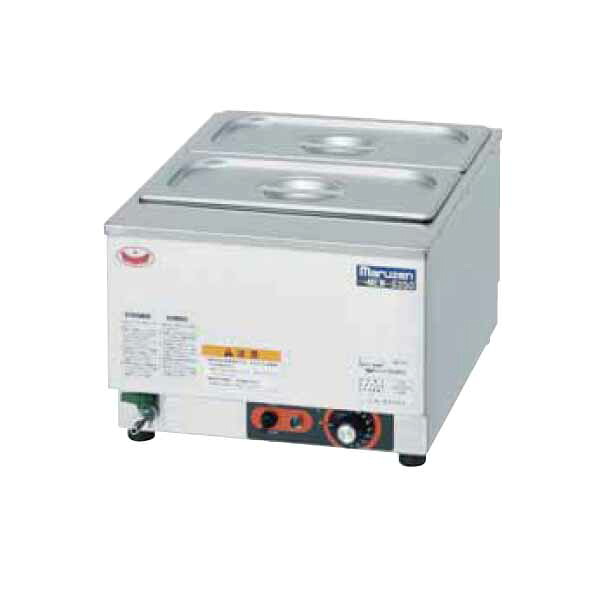 【新品・安心２年保証】電気卓上ウォーマー 小型 幅350&times;奥行450&times;高さ260(mm) MEW-S350 マルゼン｜業務用厨房機器のリサイクルマート