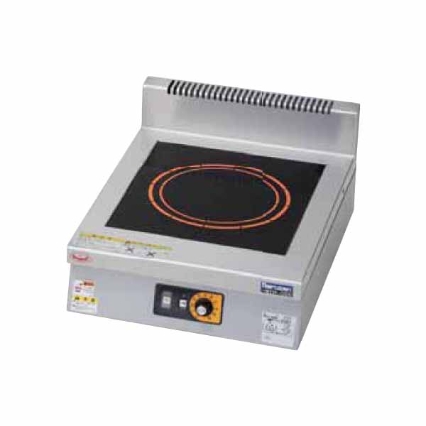 【新品・安心2年保証】IHクリーンコンロ 単機能低価格シリーズ 耐衝撃プレート 幅450×奥行600×高さ170(mm) MIH-KP03B マルゼン|業務用厨房機器のリサイクルマート