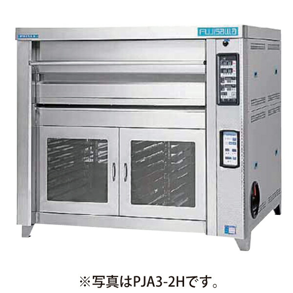 【新品】ホイロ付デッキオーブン プリンスシリーズ 幅1280×奥行965×高さ1925(mm) PJT3-22H(L) フジサワマルゼン