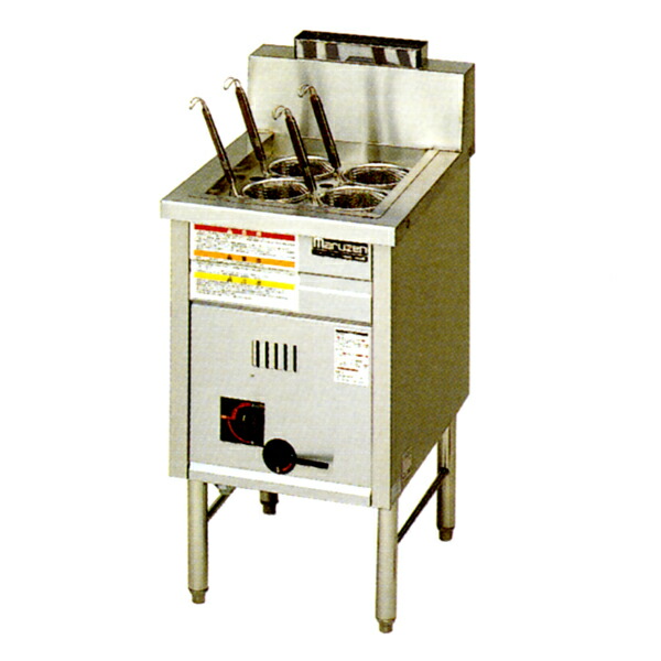 楽天市場】【新品・安心2年保証】ガス式涼厨角槽型ゆで麺機[ゆでカゴ4