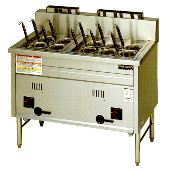 楽天市場】【新品・安心2年保証】ガス式涼厨角槽型ゆで麺機