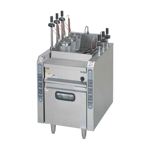 楽天市場】【新品・安心2年保証】ガス式自動ゆで麺機[ゆでカゴ3つ] 幅