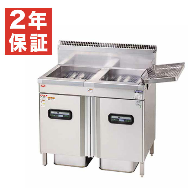 楽天市場】【新品・安心2年保証】ガスフライヤー 幅700×奥行600