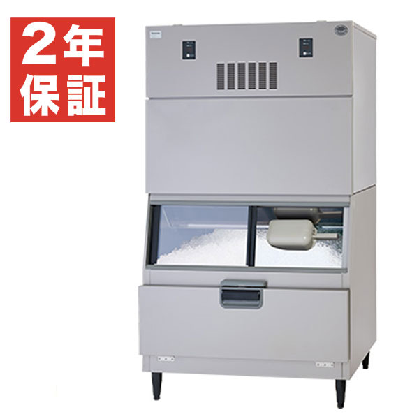 【新品・安心２年保証】チップアイス 製氷機 SIM-AC960R-JB4 スタックオン タイプ パナソニック 業務用 - 製氷能力（1日あたり）: 960kg / 幅1086&times;奥行790&times;高さ1910 mm |関連: 旧 SIM-C900R-JB4｜業務用厨房機器のリサイクルマート