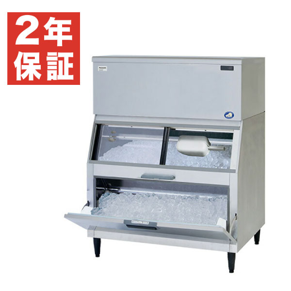 【新品・安心2年保証】キューブアイス 製氷機 SIM-AS240W-FB4 スタックオン タイプ パナソニック 業務用 - 製氷能力(1日あたり): 240kg / 幅1087×奥行855×高さ1430 mm |関連: 旧 SIM-S241WB-FB3|業務用厨房機器のリサイクルマート