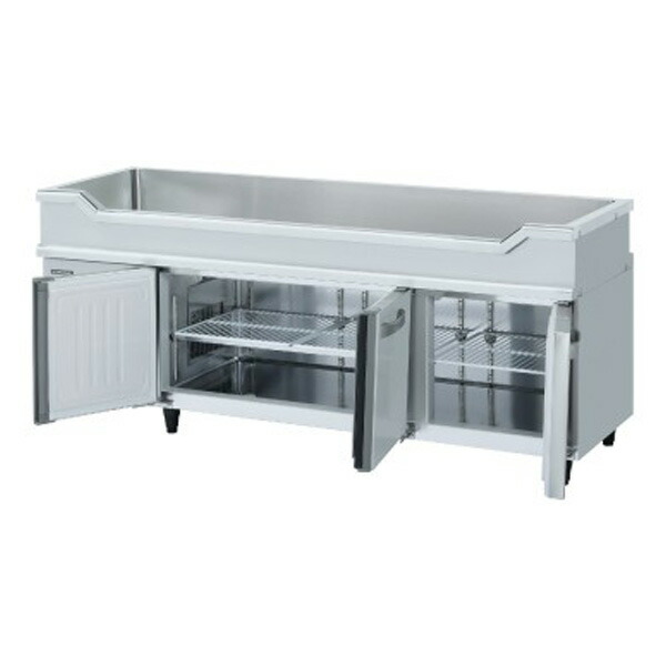 楽天市場】【新品】横型舟形シンク付冷蔵庫(コールドテーブル) 幅1200